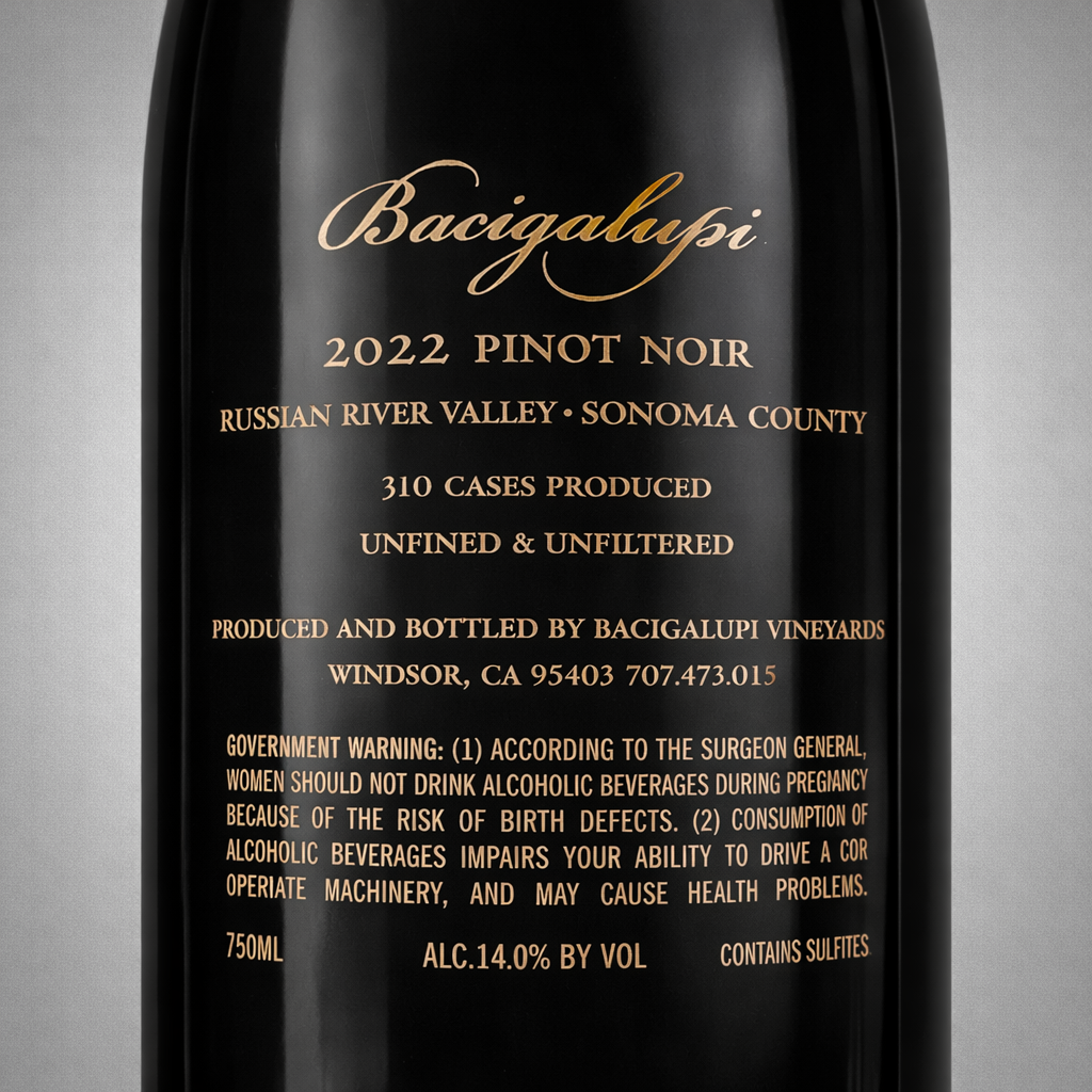 Bacigalupi Pinot Noir Frost Ranch 2022