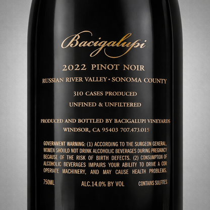 Bacigalupi Pinot Noir Frost Ranch 2022