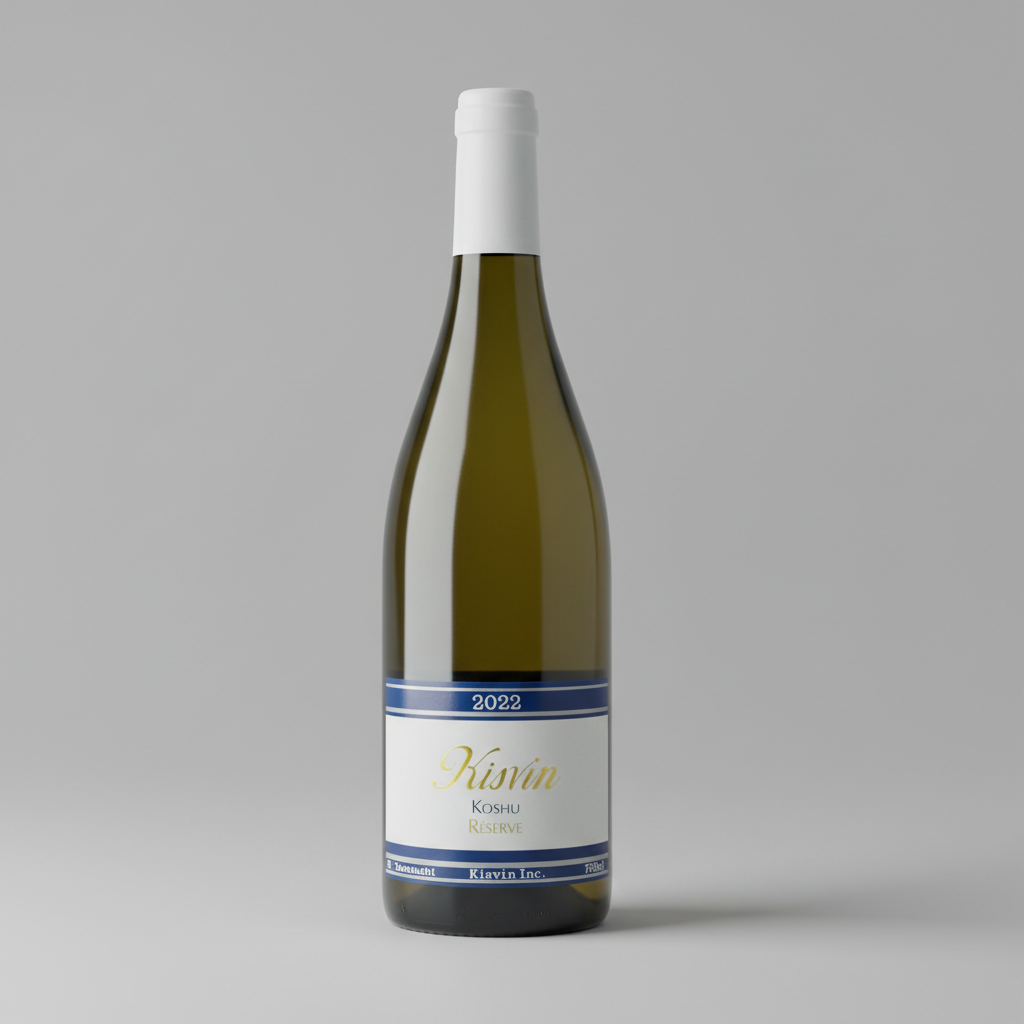 Kisvin Koshu Réserve 2022（キスヴィン・甲州レゼルヴ）｜山梨県産 白ワイン